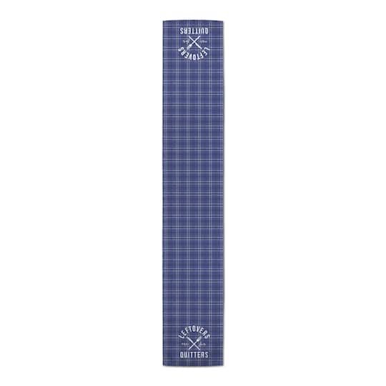 72" Leftovers Plaid Polyester Twill Table Runner
